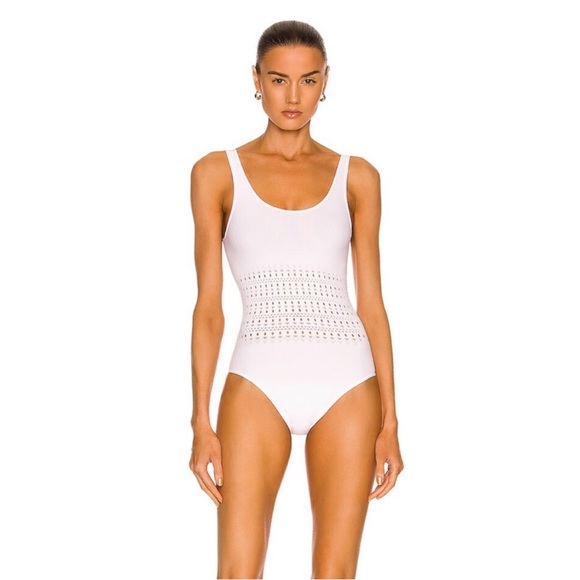 Designer ALAIA Corset Seamless One Piece Swimsuit - Picture 3 of 10